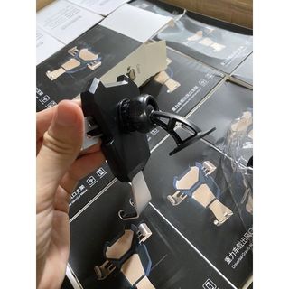 Kẹp điện thoại cửa gió ô tô - kẹp kin loại 2in1