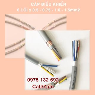 Cáp mềm 6 lõi, cáp điều khiển 6x0.75 Altek Kabel giá sỉ