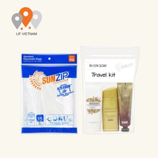[Hàng ThaiLan] Túi Zip Đa Năng Tiện Dụng - SunZip Storage Bags - 170x240mm giá sỉ