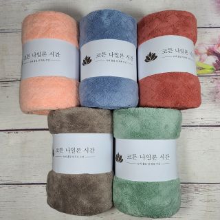 Khăn Quấn Đầu Lông Cừu Hàn Quốc Siêu Mềm Mại Kích Thước 35*75cm