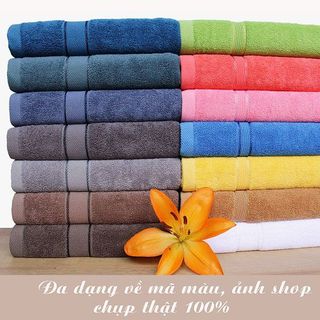 Khăn tắm cao cấp Hanoitex 100% cotton kt 60*120cm giá sỉ