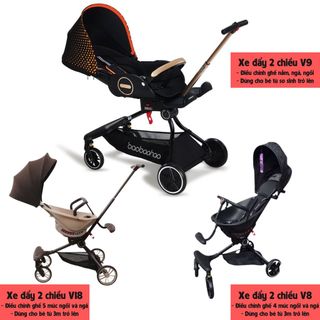 Xe đẩy 2 chiều cao cấp V5, V5B, V8, V18, V9 Baobaohao - Hàng chính hãng- Bảo hành 12 tháng