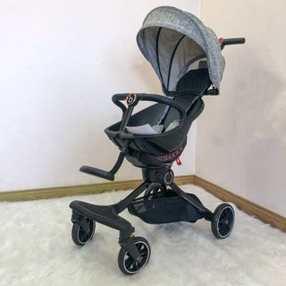 Xe đẩy dạo chơi gấp gọn xoay 2 chiều Baobaohao V3, V5B, V8 có thanh bảo vệ bé kín an toàn tuyệt đối