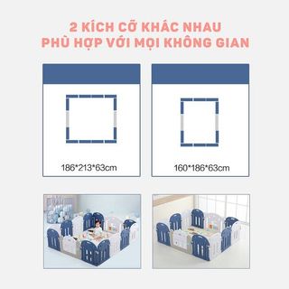 Bộ quây cũi vương miện nhựa nguyên sinh kèm thảm và bóng