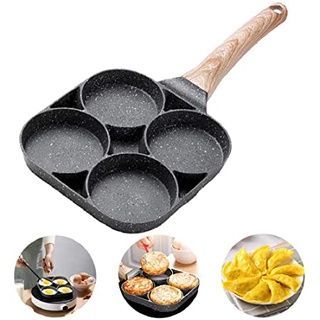 Khuôn Chảo Chiên Rán Trứng Làm Bánh 4 Ngăn 4 Lỗ Chống Dính