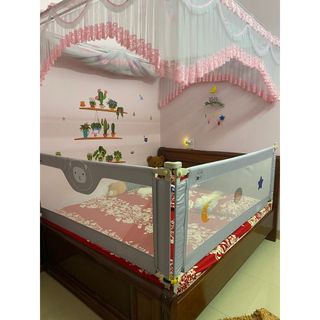 Thanh chắn giường cho bé 085 bản nâng cấp nâng hạ 2 bên