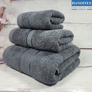 Combo 3 Khăn Hanoitex 100% Cotton Dày Dặn, Mềm Mại Thấm Hút Cực Tốt giá sỉ