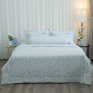 Bộ drap giường Everon Lite chất vải microfiber ELM 211 (4 món, không bao gồm chăn) giá sỉ