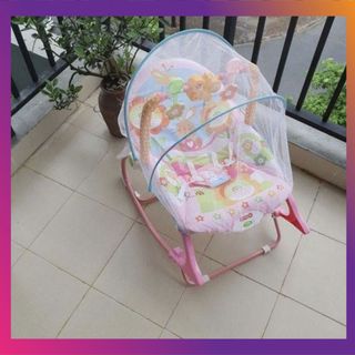 Ghế rung bập bênh có nhạc, có đồ chơi Ibaby Infant to Toddler Rocker giá sỉ