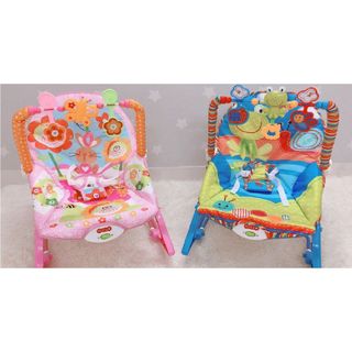 Ghế rung bập bênh có nhạc, có đồ chơi Ibaby Infant to Toddler Rocker