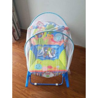 Ghế rung bập bênh có nhạc, có đồ chơi Ibaby Infant to Toddler Rocker