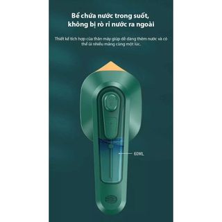 Bàn là xanh Bàn là hơi nước cầm tay mini iron Bàn ủi khô 2in1 công suất 30W mẫu mới 2022