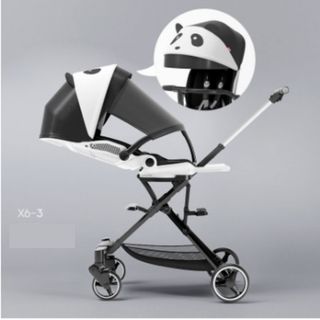 Xe đẩy 2 chiều 3 tư thế gấp gọn cao cấp Playkids X6-3 cho bé từ sơ sinh