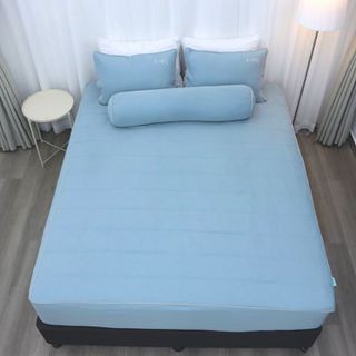 Bộ ga giường chần bông K-bedding By Everon chất vải MicroModal màu Xanh Nhạt KMMS203 (4 món)