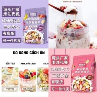 Ngũ cốc hoa quả - sữa chua