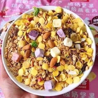 Ngũ cốc hoa quả - sữa chua