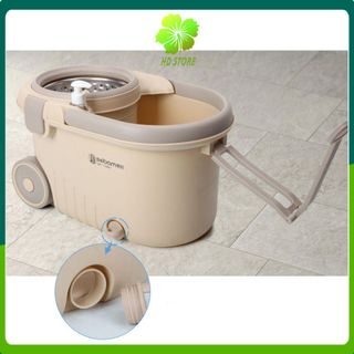 Bộ thùng cây lau nhà 360 độ thông minh tự vắt Sobam - XH039 Cao Cấp