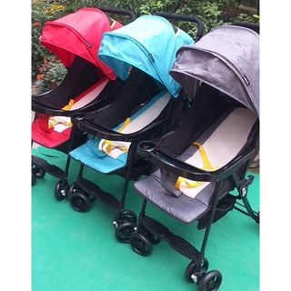 Xe đẩy gấp gọn siêu nhẹ nhiều tư thế Seebaby QQ3 - lưng nằm bằng lưới - Phiên bản cải tiến đổi tên Q6 BẢO HÀNH 1 NĂM