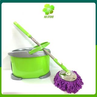 [Cao Cấp] Bộ lau nhà 360 độ thông minh tự vắt THC-3S Spin Mop