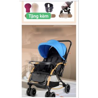 Xe đẩy 2 chiều 3 tư thế + bập bênh Baobaohao C3 (KÈM ĐỆM + MÀN CHE + GIÁ TREO BÌNH NƯỚC)