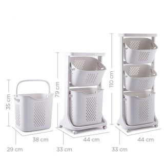 Kệ đựng đồ đa năng 4 tầng có bánh xe Việt Nhật