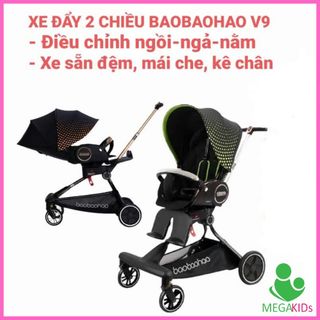 Xe đẩy 2 chiều gấp gọn cao cấp Baobaohao V9 giá sỉ