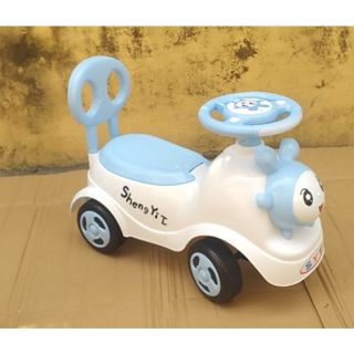 Xe chòi chân có nhạc đầu thỏ cho bé