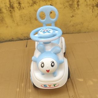 Xe chòi chân có nhạc đầu thỏ cho bé