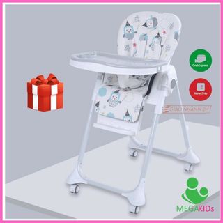 GHẾ ĂN DẶM ĐA NĂNG CAO CẤP ARICARE 2 KHAY ĂN, 3 TƯ THẾ NGẢ, 7 MỨC ĐIỀU CHỈNH ĐỘ CAO CÓ BÁNH XE - BẢO HÀNH 1 NĂM giá sỉ