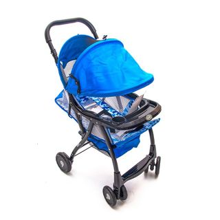 Xe nôi đẩy gấp gọn nhiều tư thế phần lưng nằm bằng lưới Baobaohao 722C (hình thực tế)