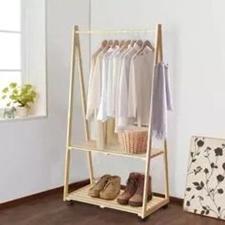Kệ Treo Quần Áo, Giá Treo Quần Áo Chữ A 2 Tầng Gỗ MDF