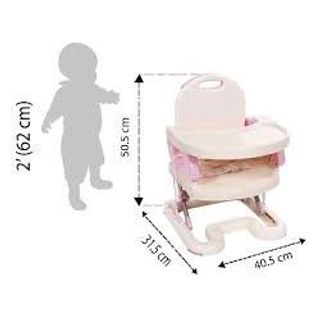 Ghế ăn dặm điều chỉnh độ cao Mastela Hồng/Ghi chính hãng bảo hành 1 năm