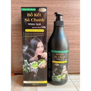 Dầu Gội Bồ Kết Sả Chanh White Soft 850ml 5in1