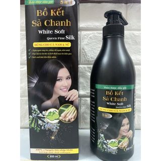 Dầu Gội Bồ Kết Sả Chanh White Soft 850ml 5in1