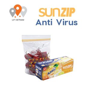 [Hàng ThaiLan] Túi Zip Kháng Khuẩn Đựng Thực Phẩm - Sunzip Anti Virus - Size S giá sỉ