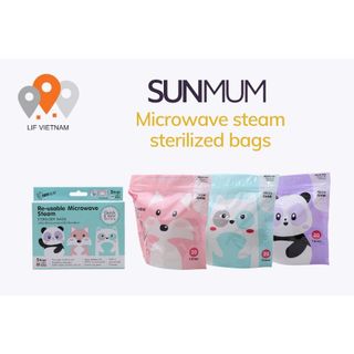 [Hàng ThaiLan] Túi Tiệt Trùng Bình Sữa Cho Bé - SunMum Microwave giá sỉ
