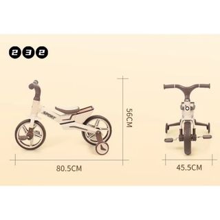 Xe chòi chân ,xe đạp đa năng cho bé 3in1 Baobaohao 232 - Hàng chính hãng - Bảo hành 12 tháng