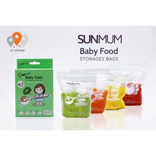 [Hàng ThaiLan] Túi Trữ Đồ Ăn Dặm Cho Bé - SunMum Food Storage giá sỉ