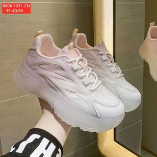 Giày thể thao nữ đế cao 2 màu