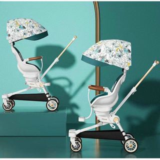 XE ĐẨY 2 CHỀU CAO CẤP GẤP GỌN CÓ CHẾ ĐỘ NGẢ TỰA LƯNG STRONG BOY V22
