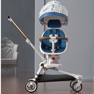 XE ĐẨY 2 CHỀU CAO CẤP GẤP GỌN CÓ CHẾ ĐỘ NGẢ TỰA LƯNG STRONG BOY V22