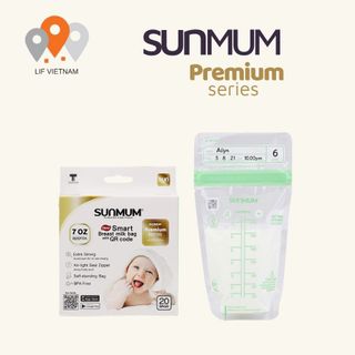 [Hàng ThaiLan] Túi Trữ Sữa - 100% Nhựa Nguyên Sinh - SunMum Economy Series - 90ml giá sỉ