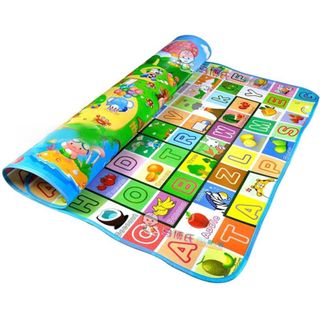Thảm chơi cho bé 2 mặt gấp gọn thảm xốp Maboshi