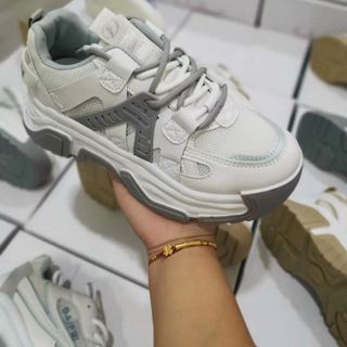 Giày thể thao nữ trắng độn đế sỉ giá xưởng