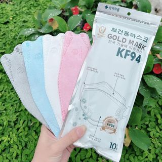 Thùng 300 khẩu trang kf94 gold mask đủ màu giá sỉ