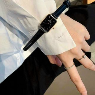 ĐỒNG HỒ D W DÂY DA VUÔNG NỮ XINH