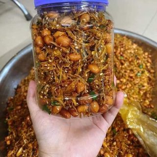 Cá cơm rim lạc