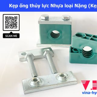 Kẹp ống thủy lực Nhựa loại Nặng – kẹp đơn: