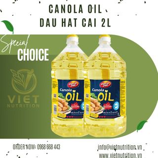 Dầu hạt cải Canola Oil 2L