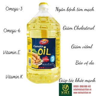 Dầu hạt cải Canola Oil 2L